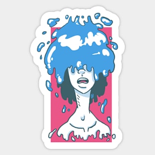 Pouring Sticker